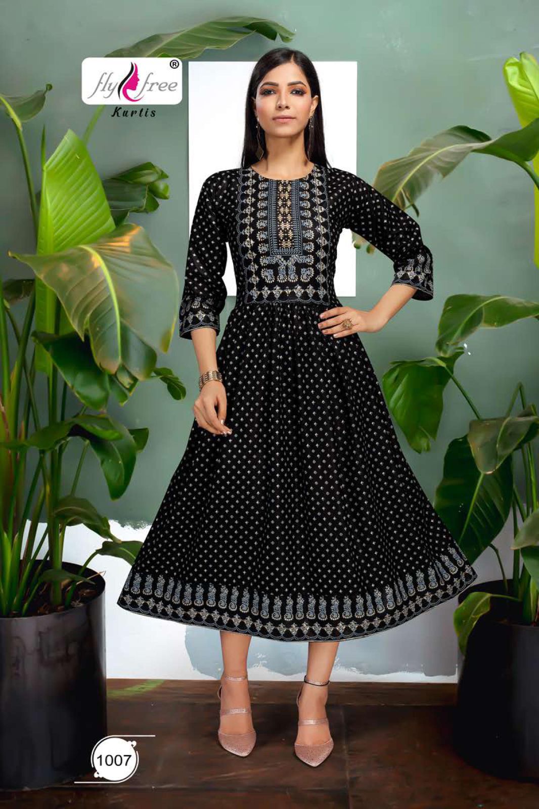 Fly Free Salt Ethnic Wear Latest Designer Fancy Anarkali Kurti Collection